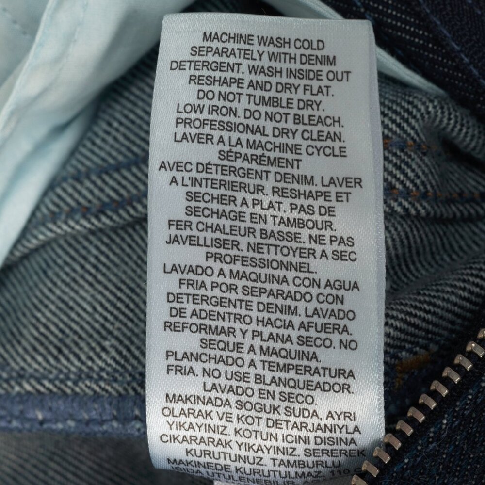 Tibi Earl Dark Denim Indigo Barrel Jeans - Picture 12 of 12